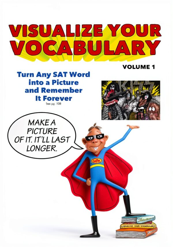Visualize Your Vocabulary SAT Study Aid Book by Shayne-0