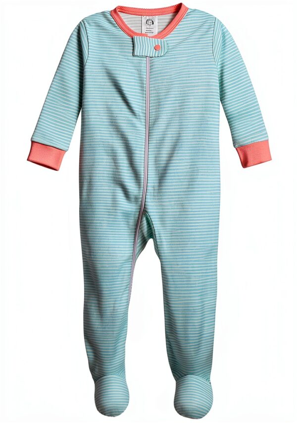 Gerber Baby Girls Footie Pajamas Front Zipper Snug Fit-4