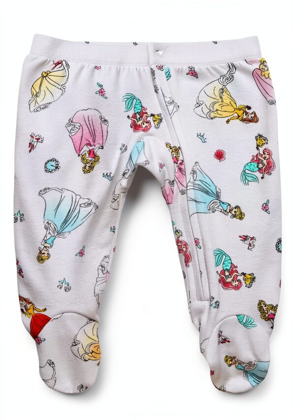 Disney Princess Baby Girls Long Sleeve Sleep N Play Coverall-3