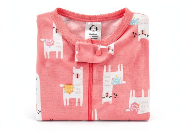Gerber Baby Girls Footie Pajamas Front Zipper Snug Fit-12