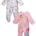 Disney Princess Baby Girls Long Sleeve Sleep N Play Coverall-0