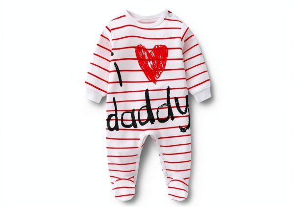 AOMOMO Baby Footie Organic Cotton Unisex Pajamas White-0