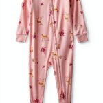 Carters Baby Girls Footies Soft Eco Friendly Zipper Comfort-0