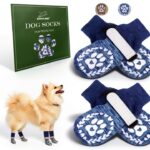 EXPAWLORER Dog Paw Protectors Anti Slip Breathable Socks-0
