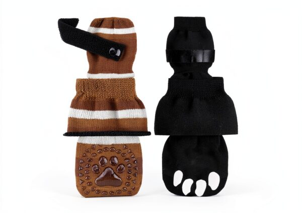 KOOLTAIL Dog Paw Protectors Anti Slip Cotton Socks-3