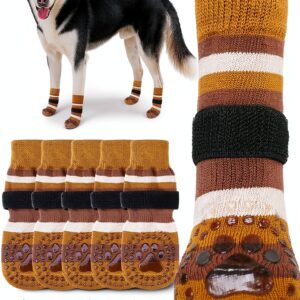 KOOLTAIL Dog Paw Protectors Anti Slip Cotton Socks-0