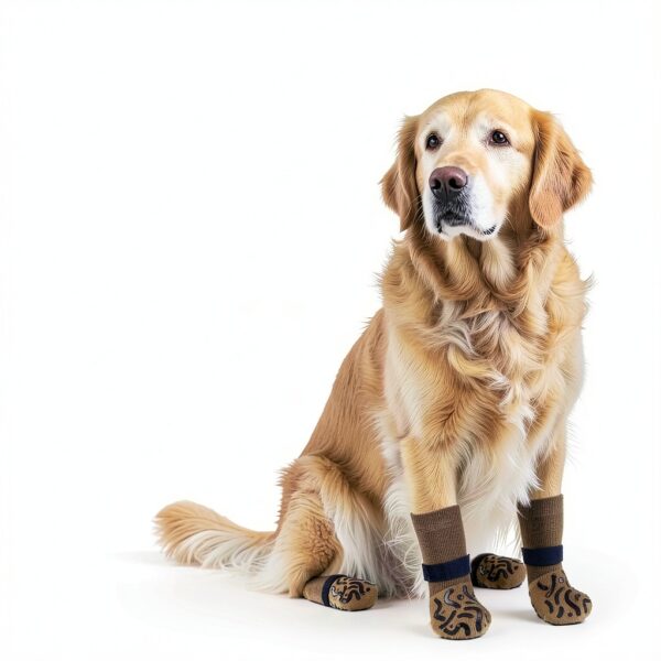 Roilpet Dog Paw Protectors Grey X-Large Pack of 4-3