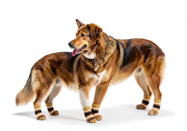 KOOLTAIL Dog Paw Protectors Anti Slip Cotton Socks-4