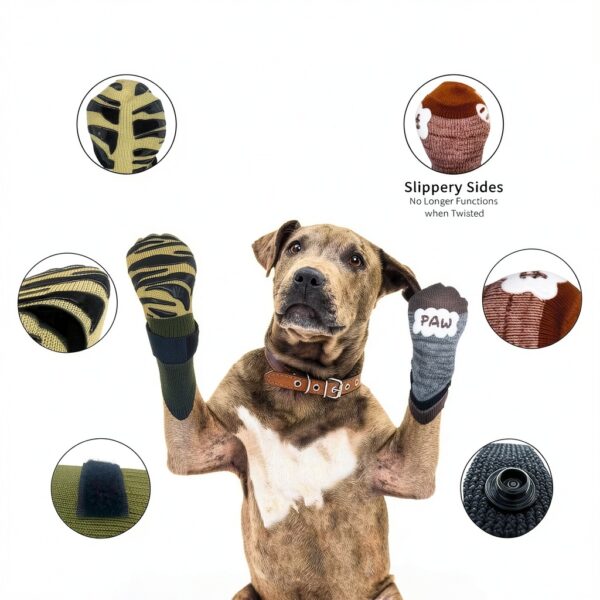 DOK Dog Grip Socks for Large Dogs-3