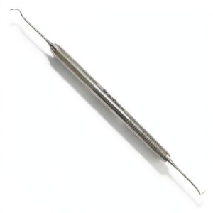 Dental Explorer Osung 166SEXD2 Double-End Pigtail Metal Handle-0