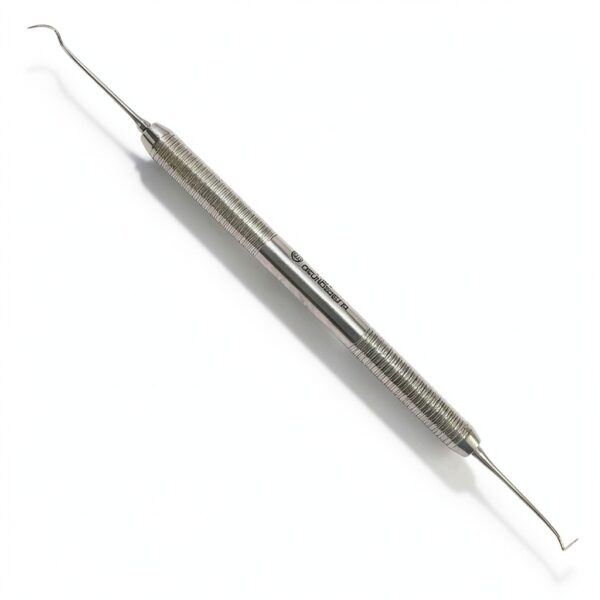Dental Explorer Osung 166SEXD2 Double-End Pigtail Metal Handle-0
