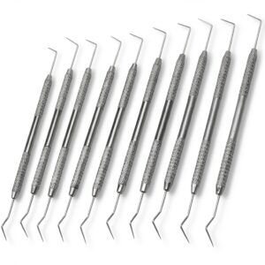 10× DG16 ENDO Explorer Double Ended Stainless Steel Tool AAProTools-0