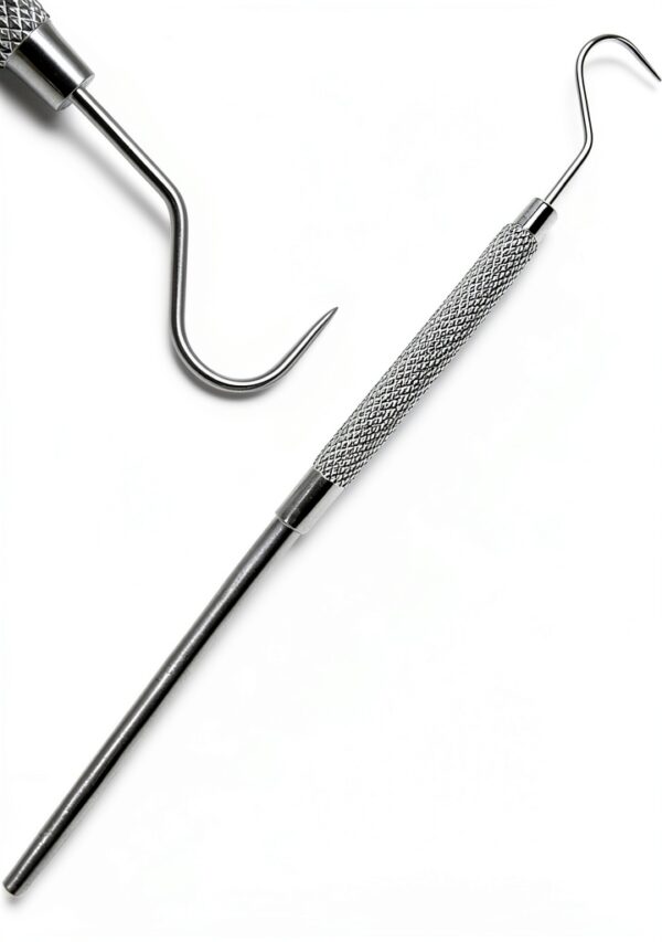 Dental Shepherds Hook Explorer 23 Superior Instruments AISI 420 Steel-0