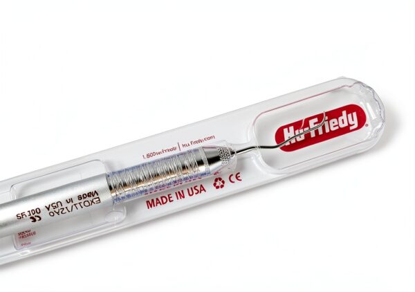 Hu-Friedy EXD11/12A6 #11/12 After Five Explorer, #6 Satin Steel Handle-2